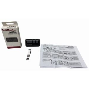 LiftMaster 893LM 3-Button Garage Door Opener Remote Open Box Complete